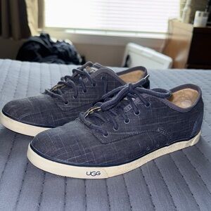 UGG Blue and White Sneakers with Minimalist Design